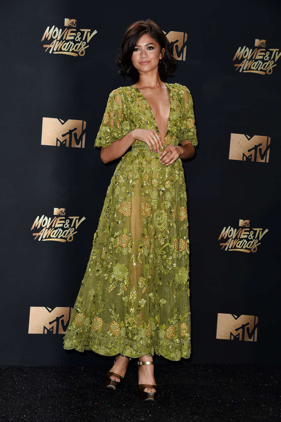 LOS ANGELES, CA - MAY 07: Zendaya attends the 2017 MTV Movie And TV Awards at The Shrine Auditorium on May 7, 2017 in Los Angeles, California. (Photo by Alberto E. Rodriguez/Getty Images)